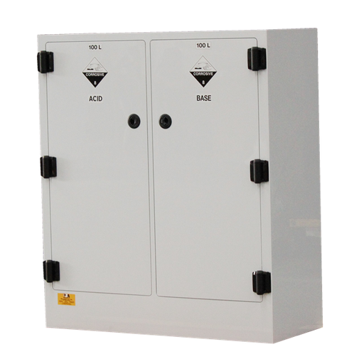 200L Dual Compartment Polystore Corrosive Chemical Storage Cabinet 