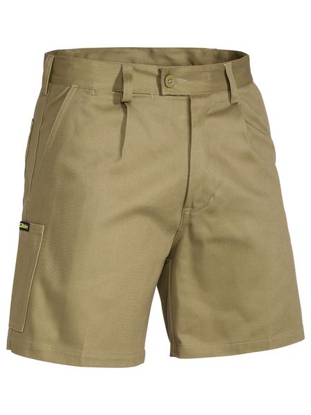 Bisley Cotton Drill Work Shorts - Khaki