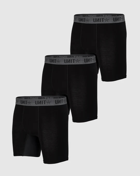 UNIT Mens Week to Week Bamboo Underwear Trunks - 3 Pack