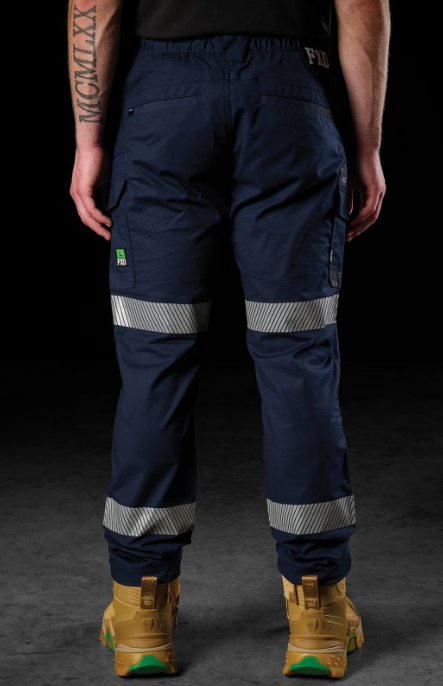 FXD WP-12T Reflective Elastic Waist Stretch Ripstop Work Pant