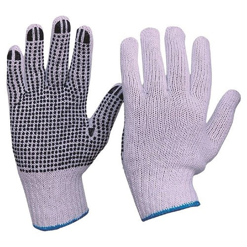 Interlock Poly/Cotton PVC Dot Gloves
