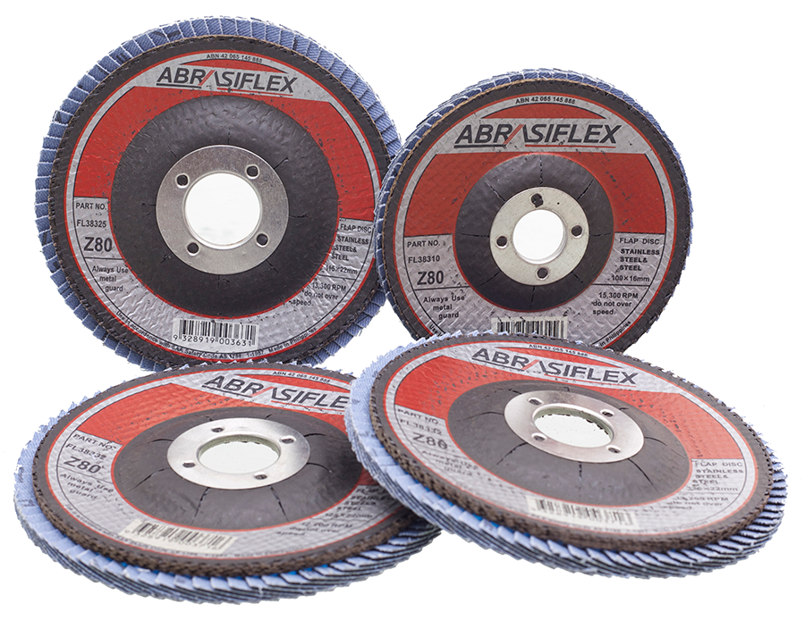 Abrasiflex - FL38440 FLAP DISC Z80 K/CUT 125MM — WORK STUFF SAFETY