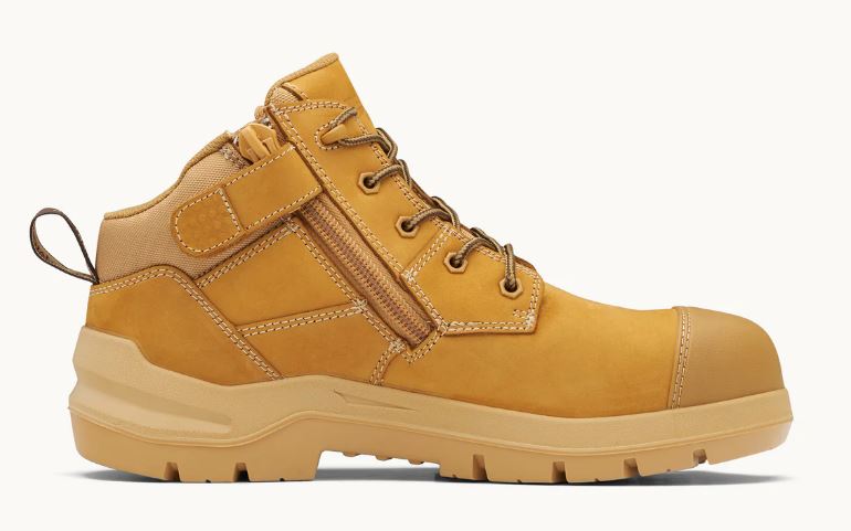 BLUNDSTONE DURAFIT 7540 4.5" ZIP-SIDER NUBUCK SAFETY BOOTS