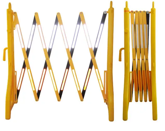 Lightweight portable, expanding, crowd control barrier