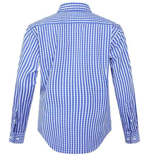 Ladies/Woman Pilbara Long Sleeve Open Front Check Shirt