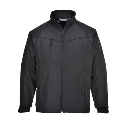 Portwest TK40 Black Oregon Softshell Jacket 2 Layer