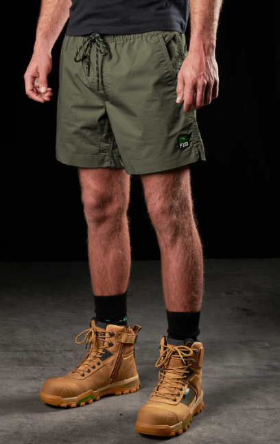FXD WS-4 Repreve Stretch Ripstop Elastic Waist Work Shorts