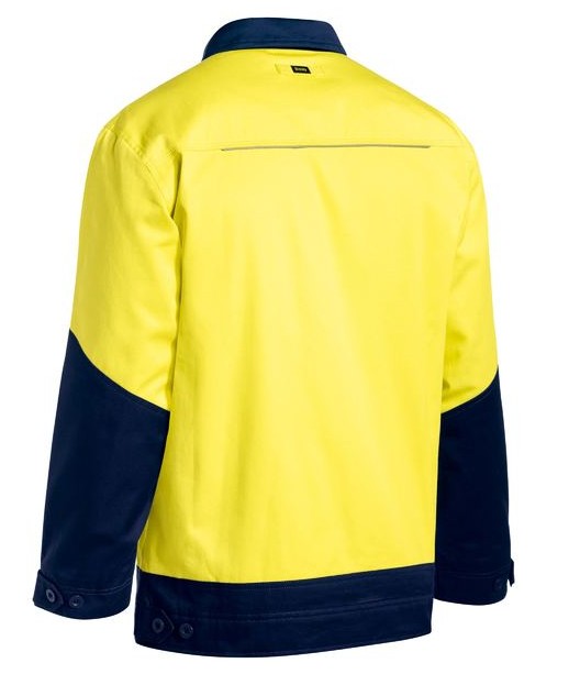 Bisley Hi Vis - Cotton Drill Jacket
