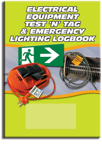 Electrical Equipment Test N Tag & Emergency Lighting Logbook — WORK ...