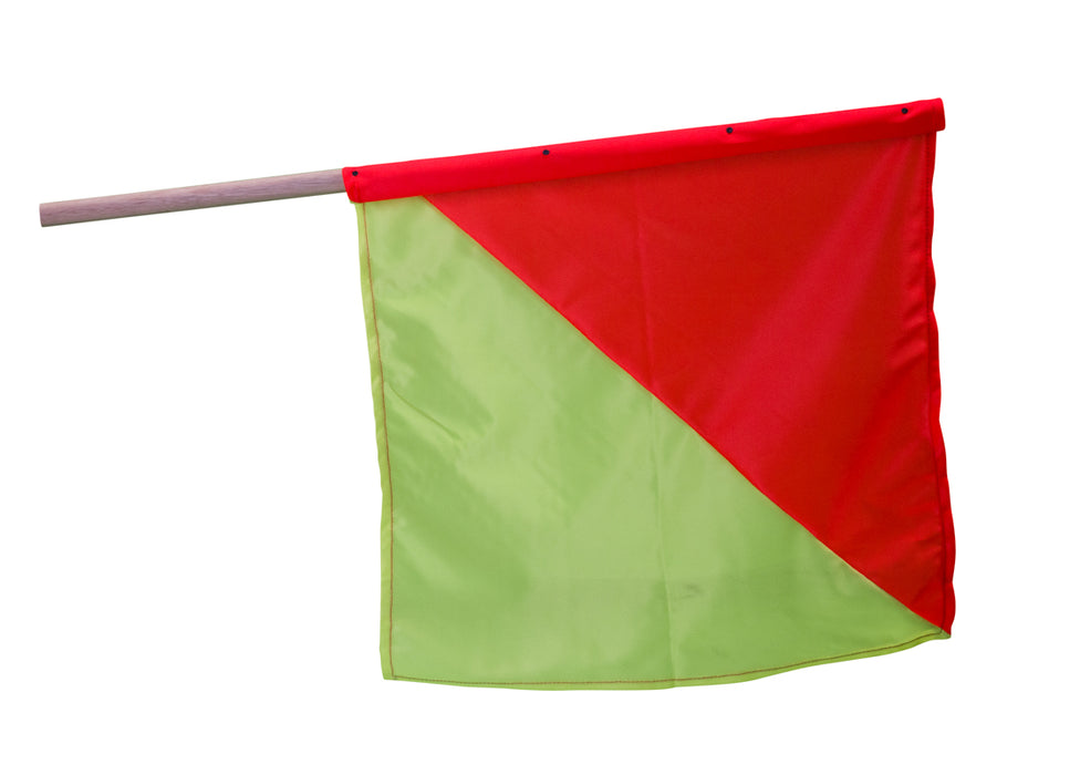 Truck Oversize Load Flag Red/Yellow 450x450 Fabric/Dowell