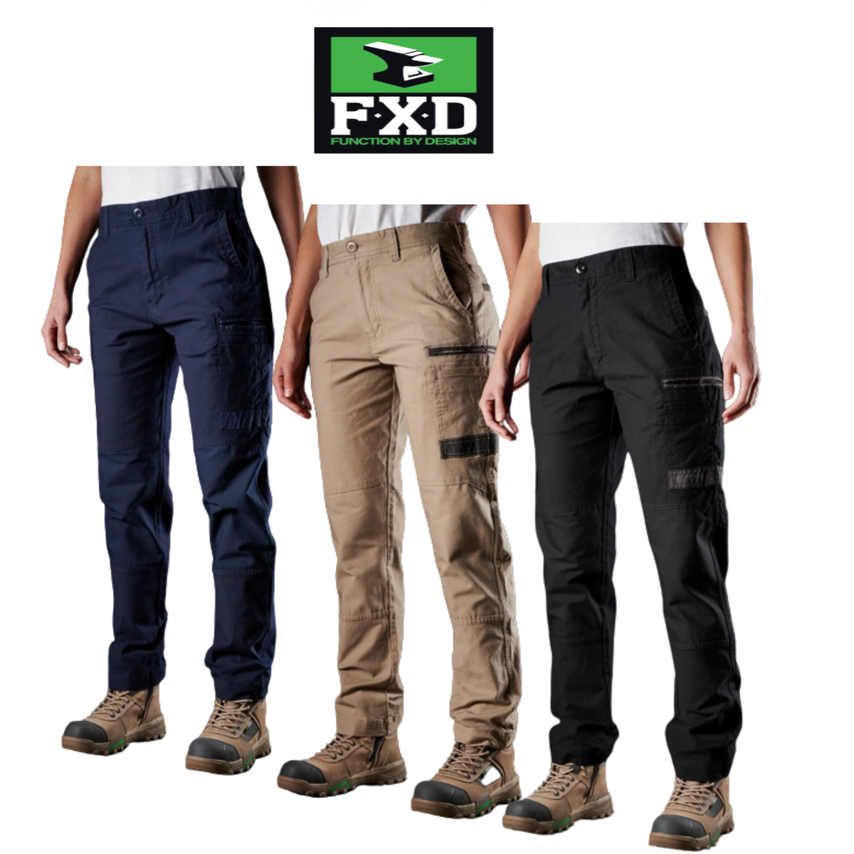 FXD Regular Fit WP-3W Women's Stretch Work Pants — WORK STUFF SAFETY