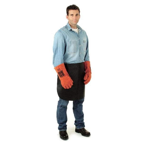 Grain Leather Waist Style Welding Apron