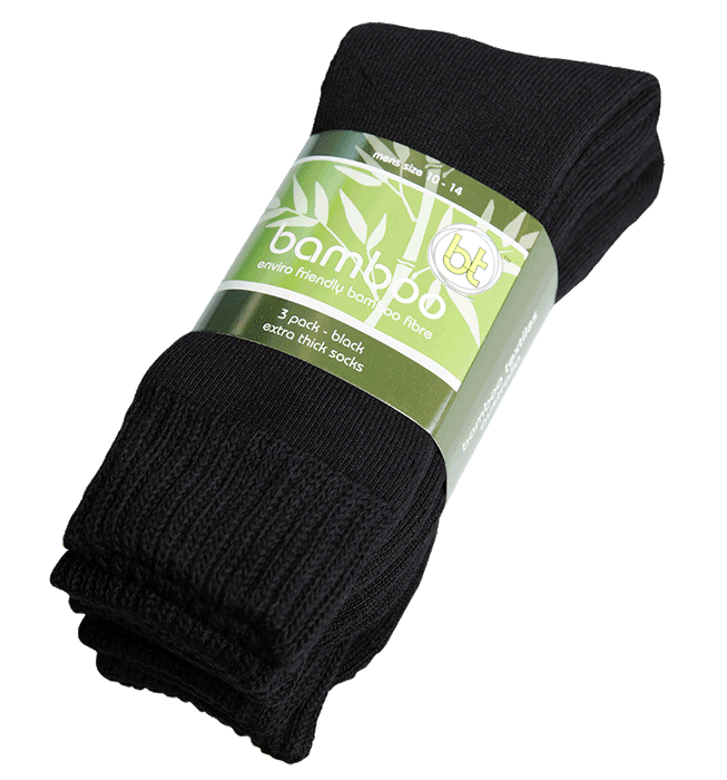 Bamboo Socks - Extra Thick - PACK 3