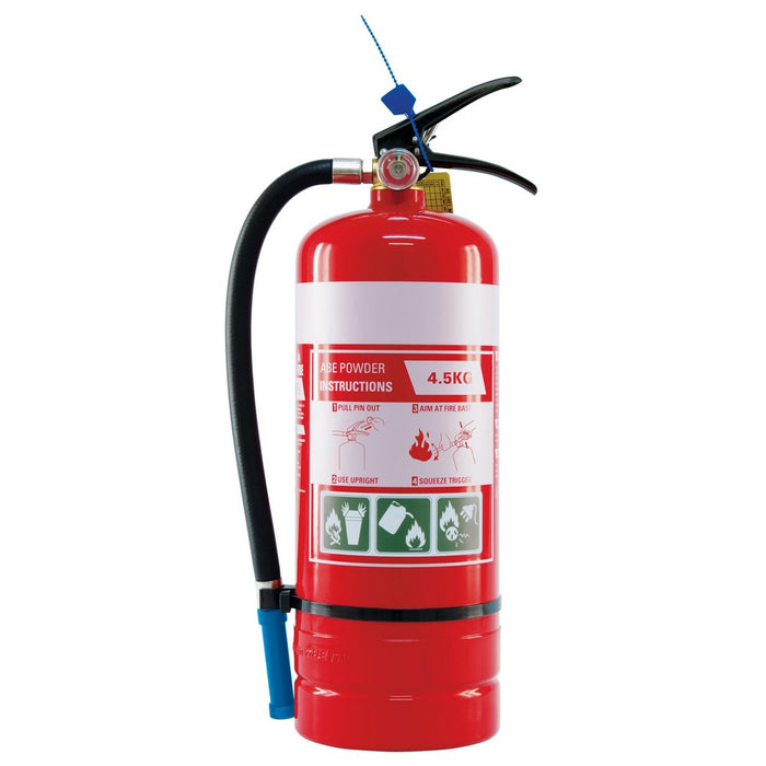 Fire Extinguisher ABE 4.5kg complete with Wall Bracket