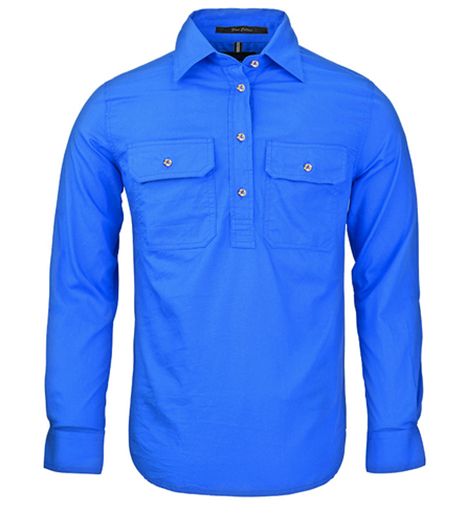 Ladies/Woman Pilbara Long Sleeve Closed Front Shirt