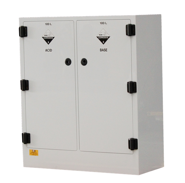200 Litre Dual Polystore Corrosive Chemical Storage Cabinet