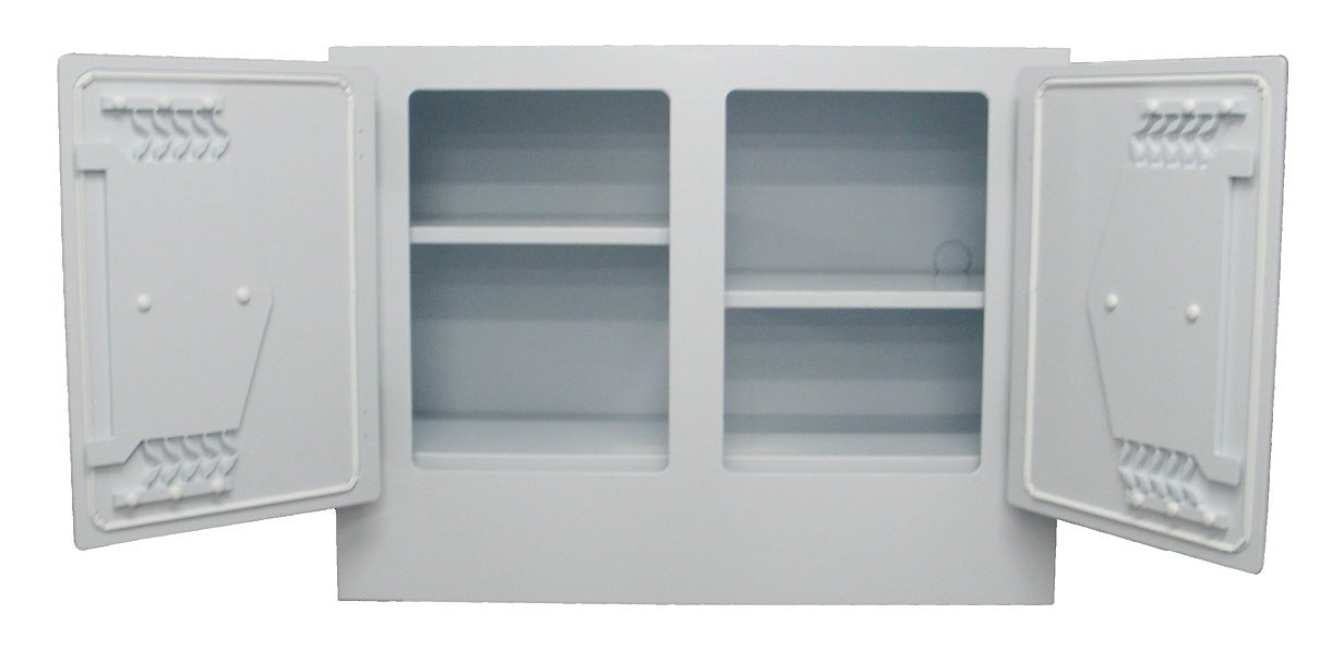 Polystore Corrosive Chemical Storage Cabinet 100 Litre Dual Compartment