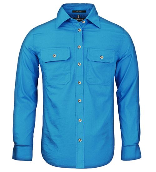 Ladies/Woman Pilbara Long Sleeve Open Front Shirt