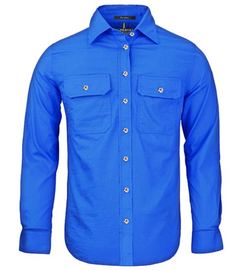 Ladies/Woman Pilbara Long Sleeve Open Front Shirt