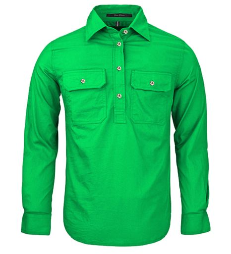 Ladies/Woman Pilbara Long Sleeve Closed Front Shirt