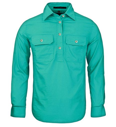 Ladies/Woman Pilbara Long Sleeve Closed Front Shirt