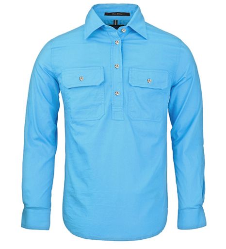 Ladies/Woman Pilbara Long Sleeve Closed Front Shirt