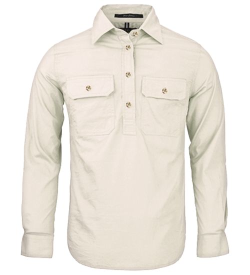 Ladies/Woman Pilbara Long Sleeve Closed Front Shirt