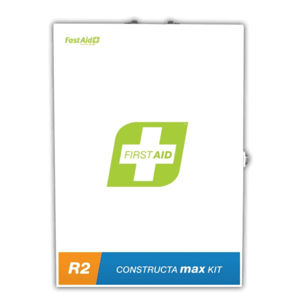 FastAid R2 Constructa Max First Aid Kit, Metal Wall Mount