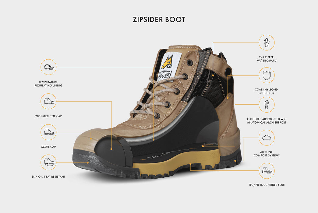 Mongrel  Zipsider  Safety Boot